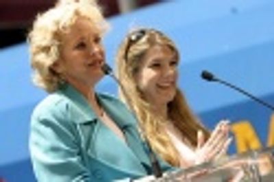 Christine Ebersole and Lily Rabe of "Steel Magnolias" Photo