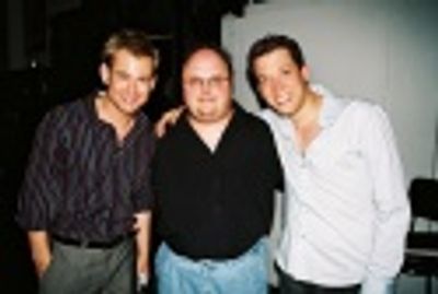 Chad Kimball, Kerry Meads (Drummer) and John Tartaglia Photo