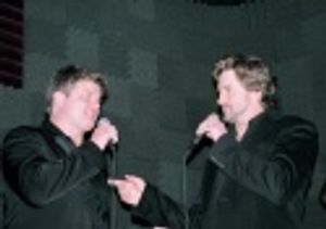 Rob Evan and Brad Little opened the show... Photo