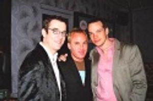 Ted Allen (Queer Eye for the Straight Guy), David Pinsky (Motorola, Inc.) and Peter P Photo