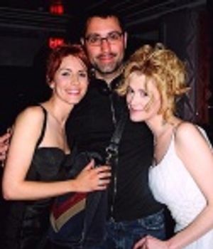 Michelle Clunie, Mark Cina (US Weekly Magazine) and Thea Gill Photo