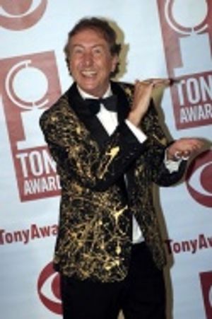 
Eric Idle poses with his imaginary Tony Photo