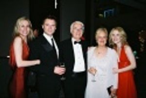 
Erin Dilly's sister, husband and parent's joined her in celebrating her Tony Award  Photo