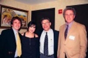 Barry Scheck, Esq., Michelle Branch, Al Franken and Peter Neufeld, Esq. Photo