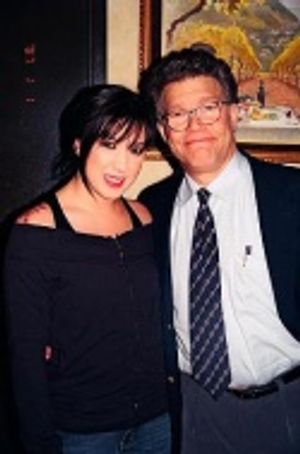 Michelle Branch and Al Franken Photo