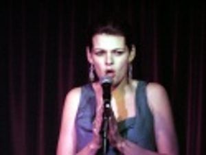 Kate Shindle was first to take the stage with "See What I Wanna See"  Photo