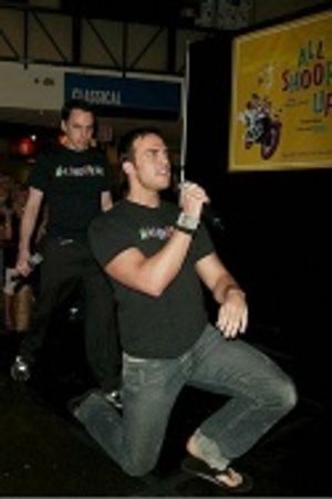 Cheyenne Jackson and Mark Price

 Photo