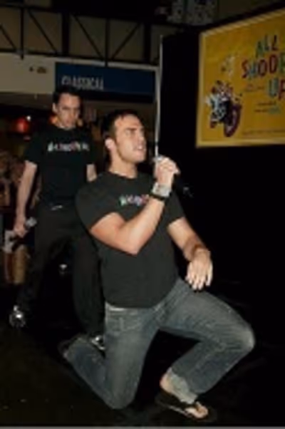 Cheyenne Jackson and Mark Price

 Photo