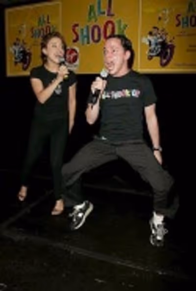 Jenn Gambatese and Mark Price  Photo