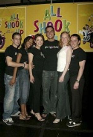 Curtis Holbrook, Nikki M James, Jenn Gambatese, Cheyenne Jackson, Leah Hocking and Ma Photo