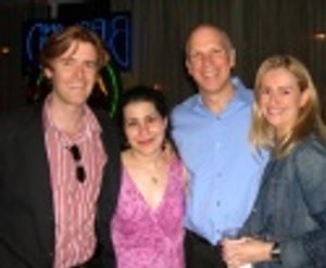  Larry O'Keefe (Batboy!), singer Julie Garnye, composer David Zippel (upcoming Prince Photo