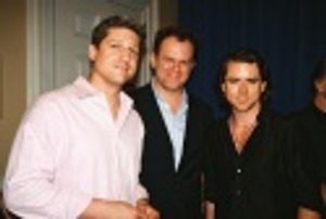 Recipient of the "Special Civil Rights Award," Christopher Sieber, Presenter John C.  Photo