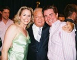 Presenter Cady Huffman, Presenter Marty Richards and Gary Beach Photo