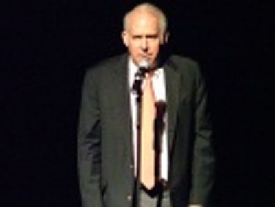 George A Davidson, Chair of Greenwich House made the
opening remarks... Photo