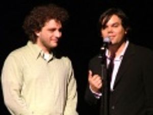 ...followed by Jeff and Robert describing what the evening
had in store. Photo