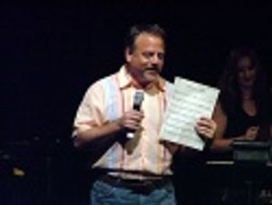 Marc Shaiman humorously hijacked the evening with
his revised lyrics to "Welcome to  Photo