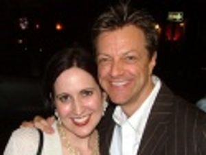 Stephanie and Jim Caruso (who produced Avenue Q Swings) Photo