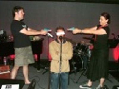 Eric, John and Natalie make the ultimate sacrifice Photo