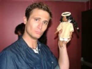 John and poor broken baby Wendy. Photo