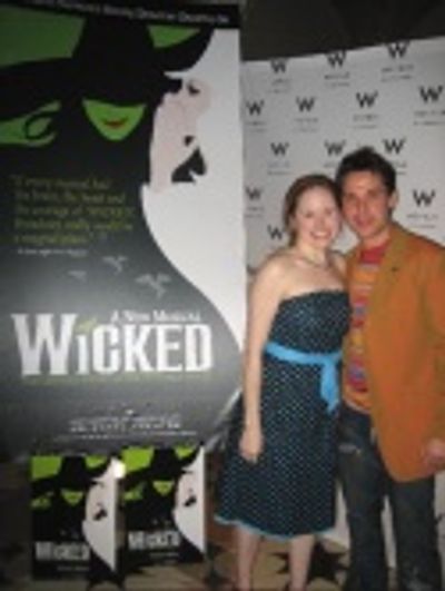 Kristoffer Cusick and Heidi Kettenring (Nessarose) Photo
