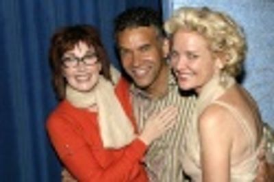 Joanna Gleason, Brian Stokes Mitchell
(President, The Actors' Fund), and Christine E Photo