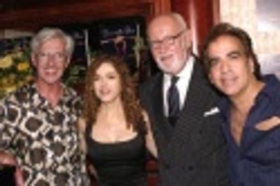 Marvin Laird, Bernadette Peters, Bruce Lundvall, and
Richard Jay-Alexander

  Photo