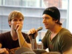 Scott Porter (Matthew) and Andy Karl (Luke) Photo