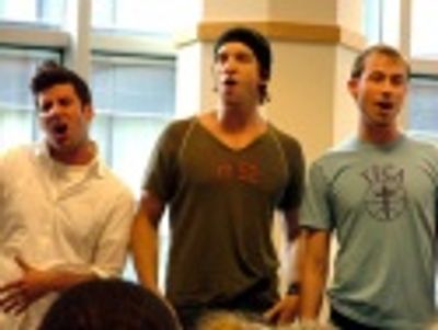 David Josefsberg (Abraham), Andy and Tyler Maynard (Mark)
 Photo