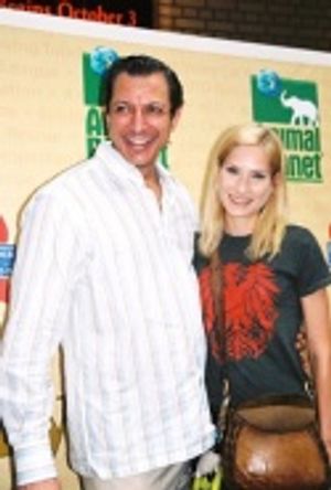 Jeff Goldblum (The Pillowman) and Catherine Wrenford 
 Photo