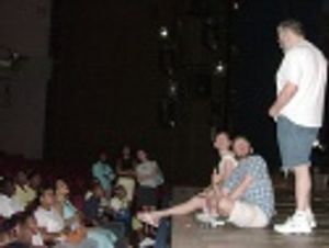 "We'll let Harvey take this one" Photo