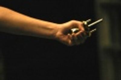 (...who won't let go of the front door!)

 Photo