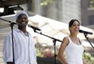 Taye Diggs and Rosario Dawson Photo