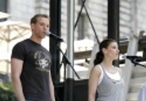 Adam Pascal and Idina Menzel Photo