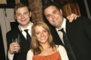 Winston Beigel, Melissa Rauch, and Tom Wojtunik (Director) Photo