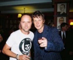 Lars Ulrich (Metallica) and Will Chase Photo