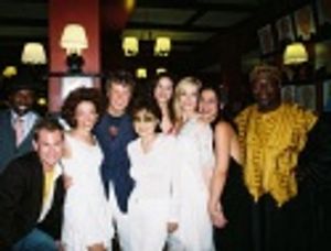 The Lennon Cast poses with Yoko Ono Lennon

  Photo