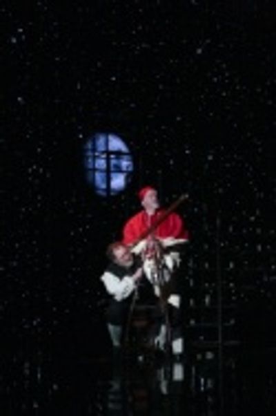 Jay O. Sanders as Galileo and Edward Herrmann as Pope Urban VIII Photo