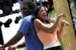 RenÃ©e Elise Goldsberry and Norm Lewis Photo