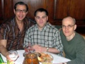 Pillowman castmates Jeff Goldblum, Michael Stuhlbarg and Zeljko Ivanek Photo