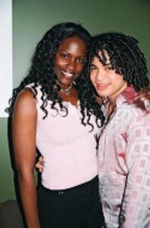 Brandi Chavonne Massey (Caroline, Or Change) and Isaac Calpito

 Photo