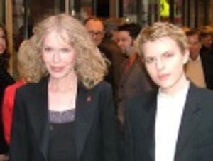 Mia Farrow and son Photo