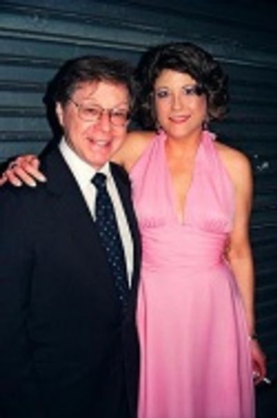 Maury Yeston and Nichole Larson (Company Manager - Assassins)

 Photo