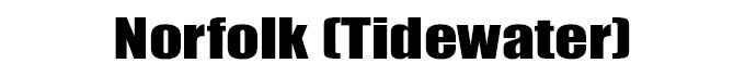 REGIONAL - Virgina - Norfolk + Tidewater