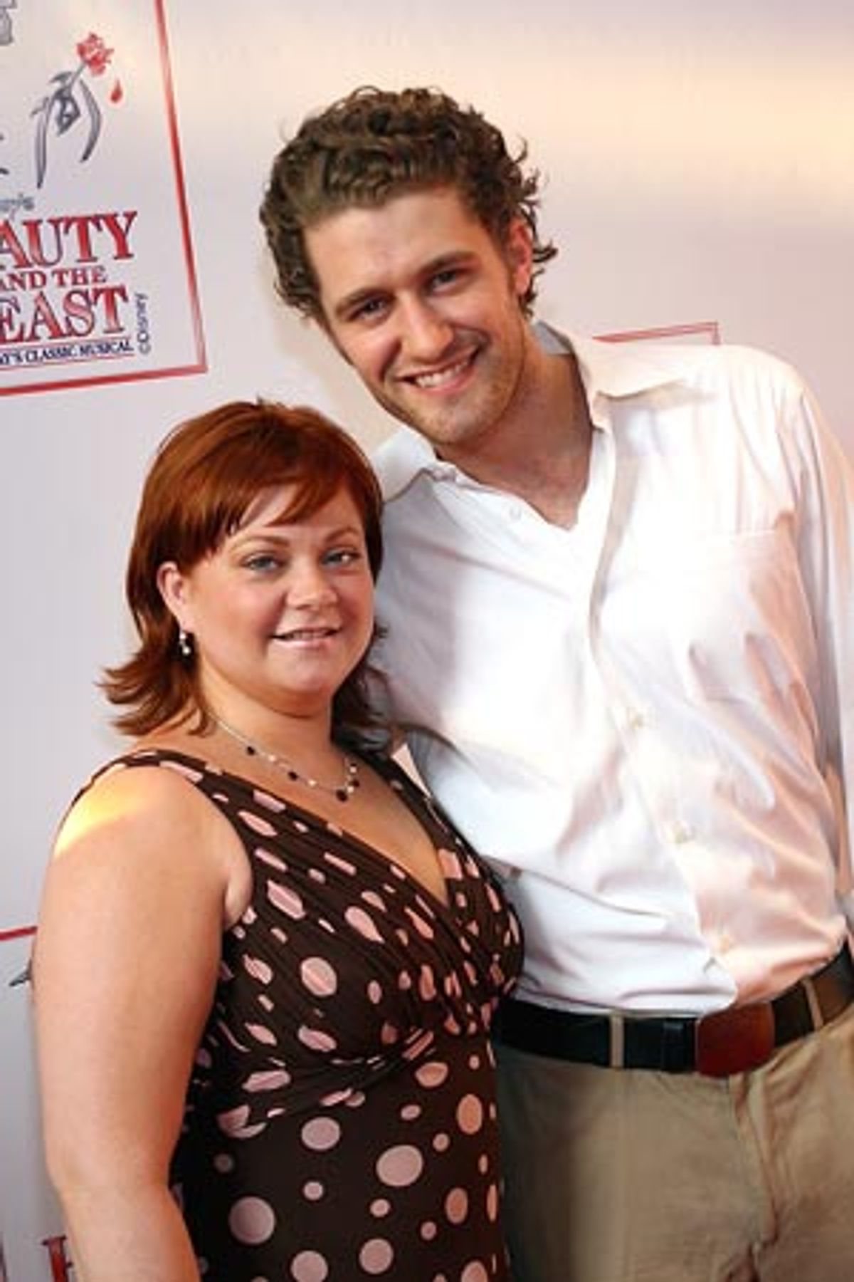 Kathy Brier and Matthew Morrison at 