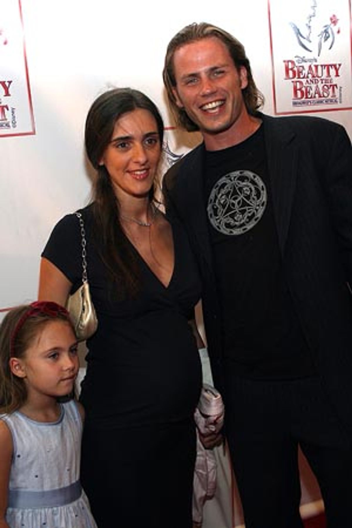 Forbes March with daughter Marina and wife Vanessa at 