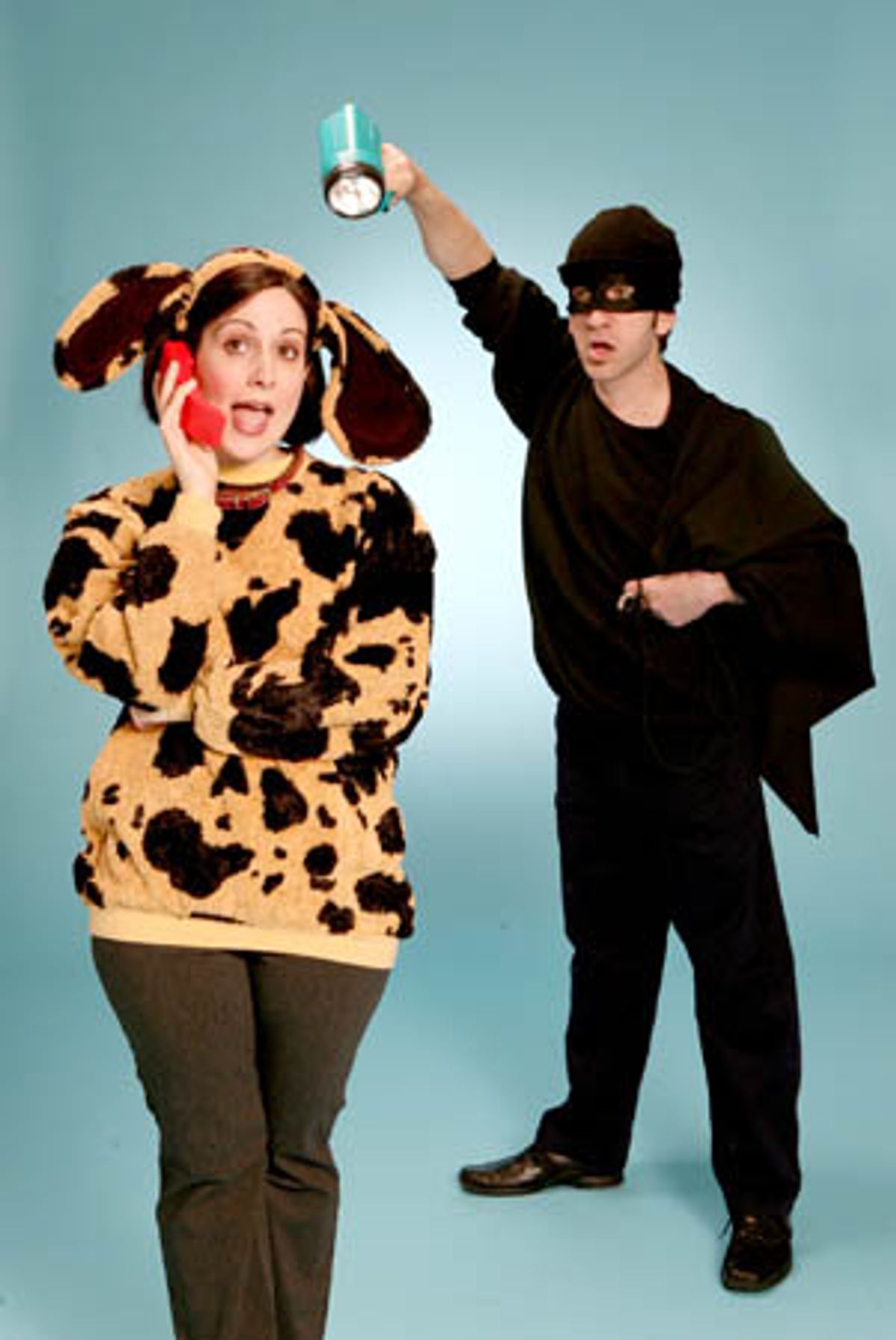 Stephanie D'Abruzzo and David A. Austin in the short musical 'Martha Speaks,'
presented as part of TheatreworksUSA's free summer theater offering,
'IF YOU GIVE A MOUSE A COOKIE & Other Story Books. at 