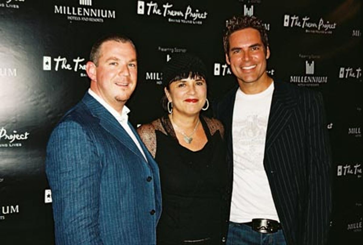 Diarmaid B. Sullivan, Eve Ensler (The Vagina Monologues) and Jorge Valencia at 