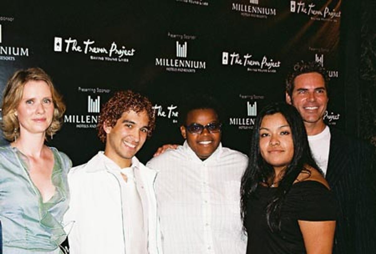 Cynthia Nixon, Christopher 'Cree' Gordon, Captain Young, Ana Lopez and Jorge Valencia at 