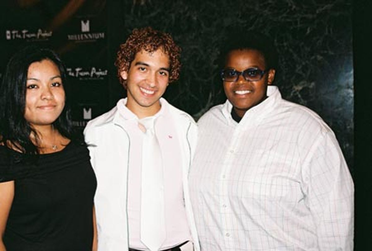 The Colin Higgins Youth Courage Awards Receipients, Ana Lopez, Christopher 'Cree' Gordon and Captain Young at 