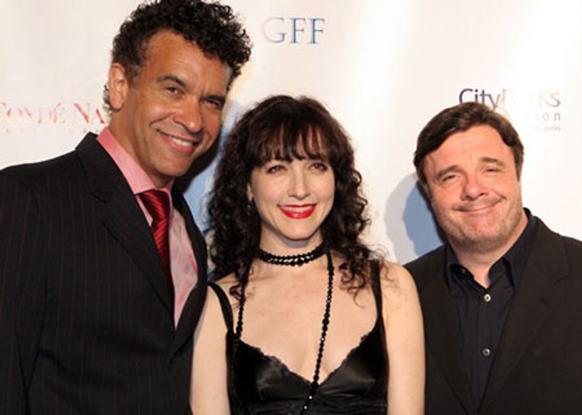 Brian Stokes Mitchell, Bebe Neuwirth, and Nathan Lane at 